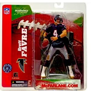 Very rare Brett Favre MacFarlane figure Atlanta Falcons